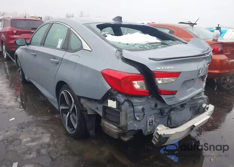2021 Honda Accord Sport 2.0T из США, поврежденный, VIN 1HGCV2F37MA033400